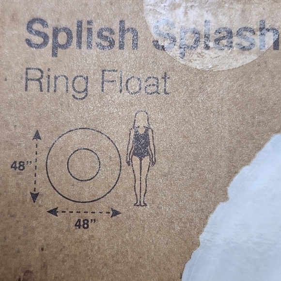 Rae Dunn SPLISH SPLASH pool float. - Picture 2 of 2